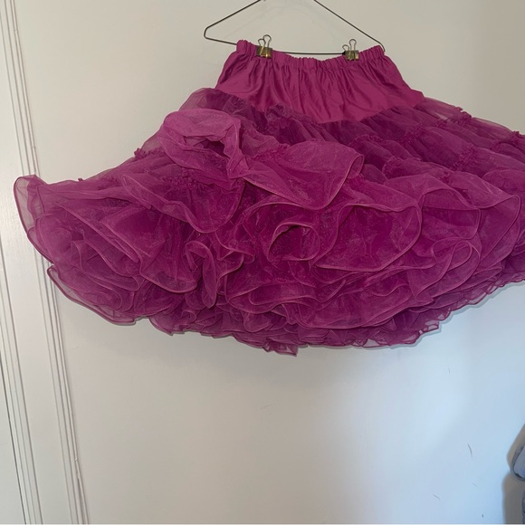 Vintage Tutu Petticoat Ruffle Skirt Lolita Kawaii Costume Cosplay Soft Goth - Picture 3 of 8